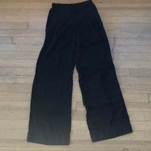 High waist straight lounge pants